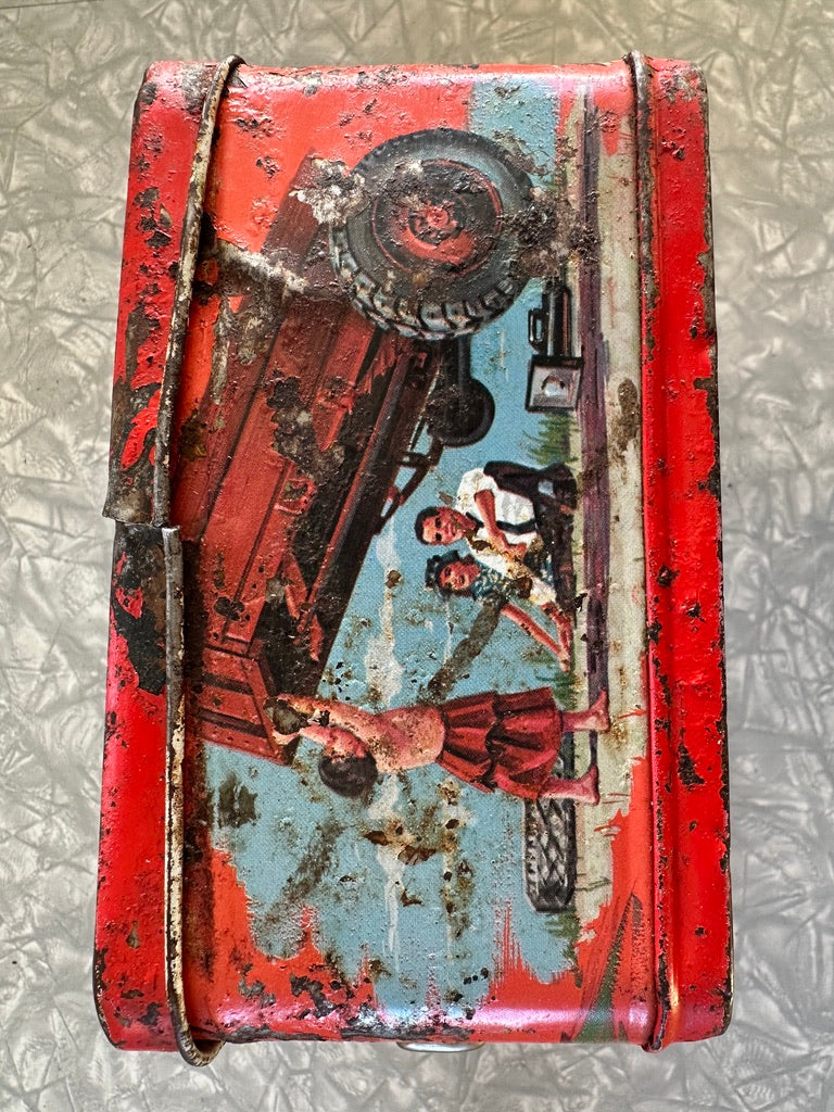 Very rustic Superman 1978 metal lunchbox