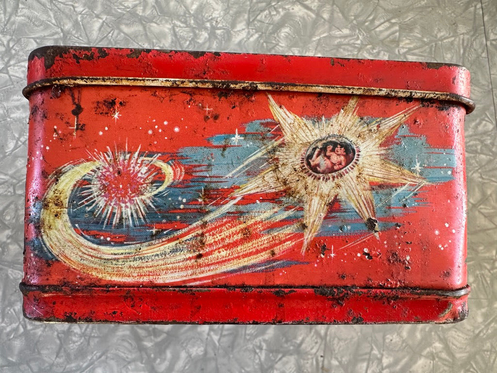 Very rustic Superman 1978 metal lunchbox