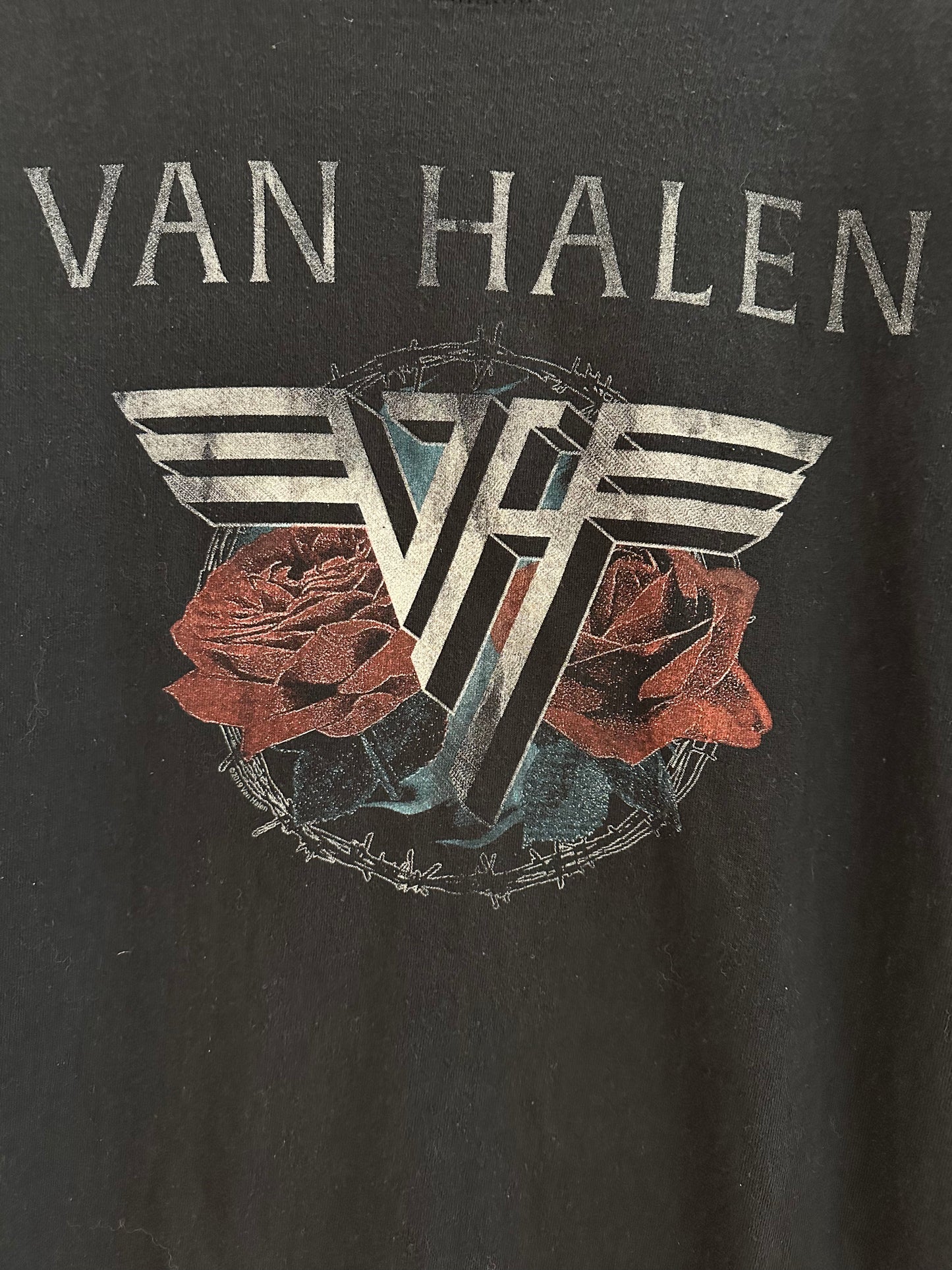 Vintage Van Halen band black T shirt