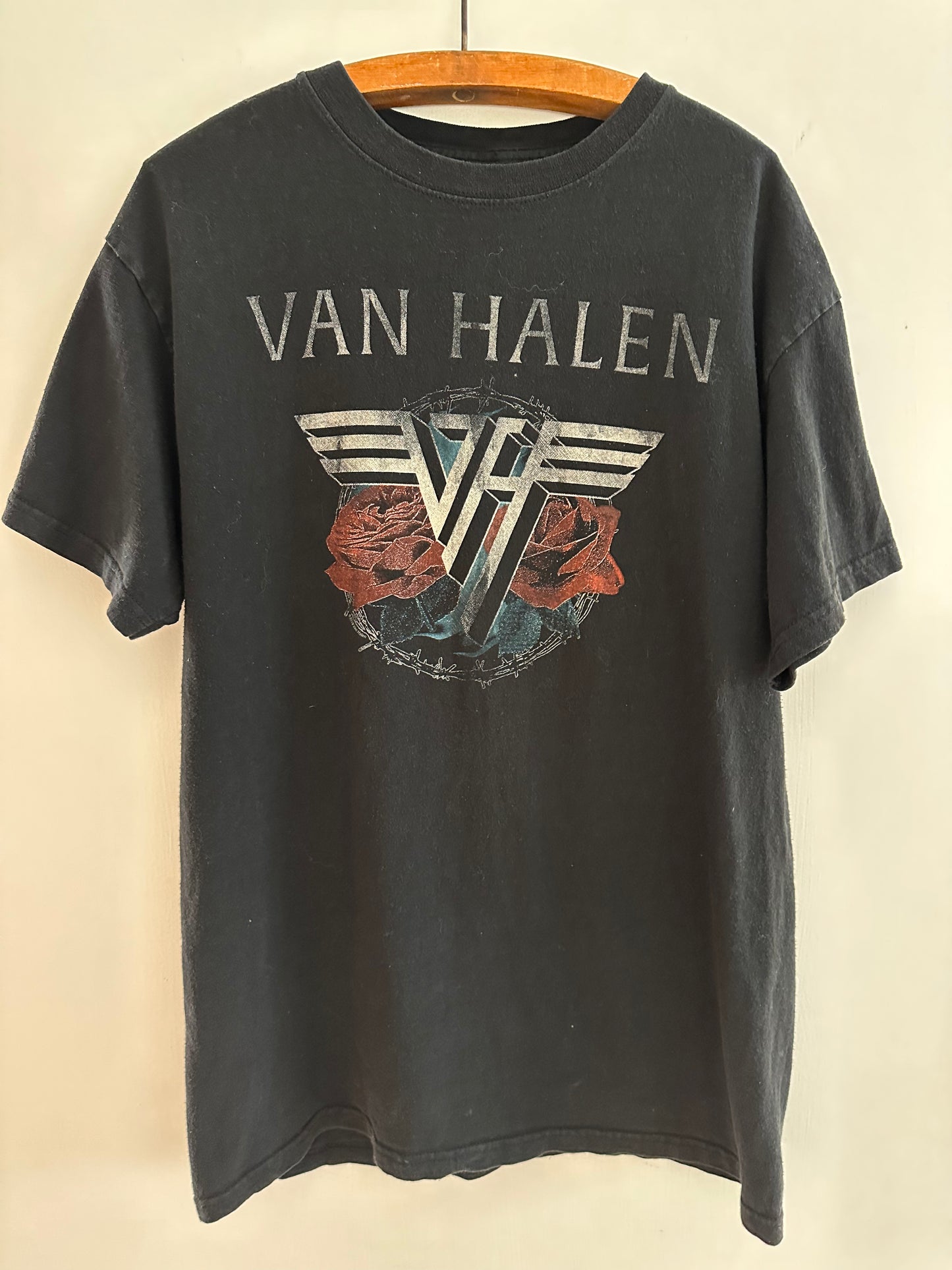 Vintage Van Halen band black T shirt