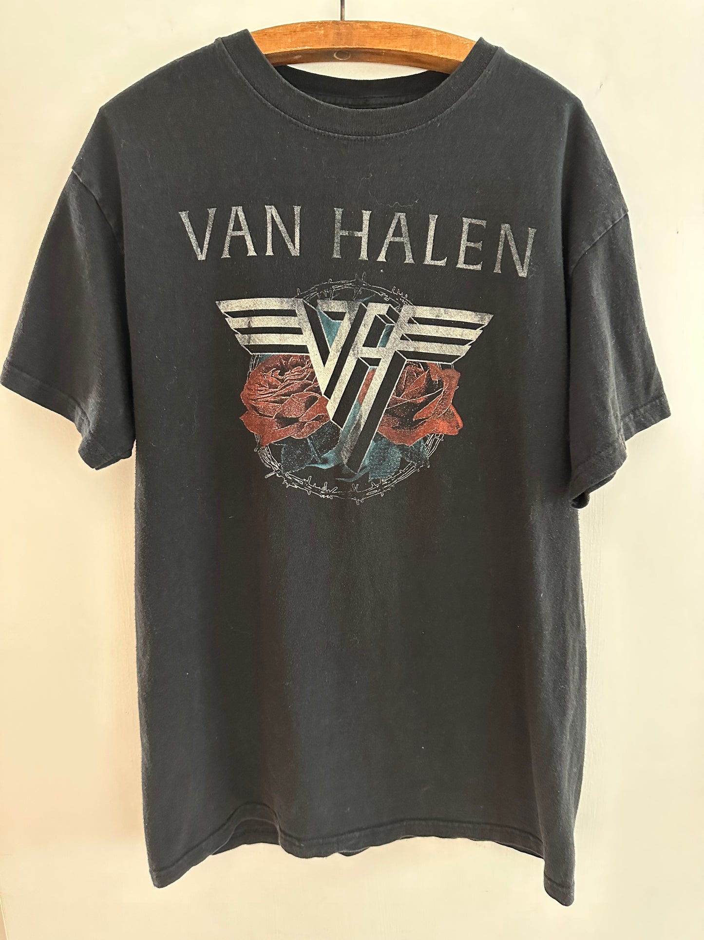 Vintage Van Halen band black T shirt